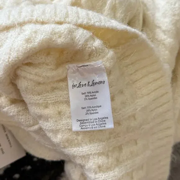 For Love & Lemons Dawn Ruffle Collar Cardi - Picture 7 of 7